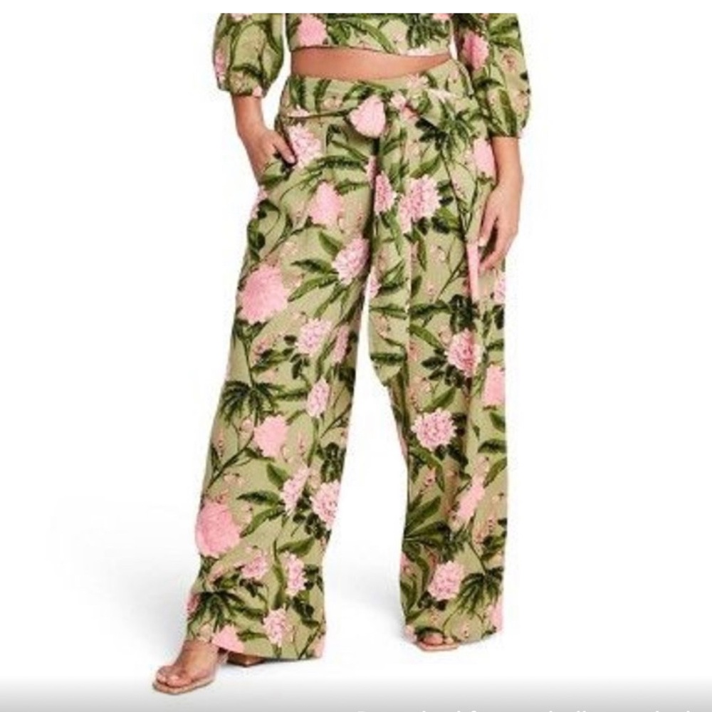 Agua Bendita x Target Peony Print Pants